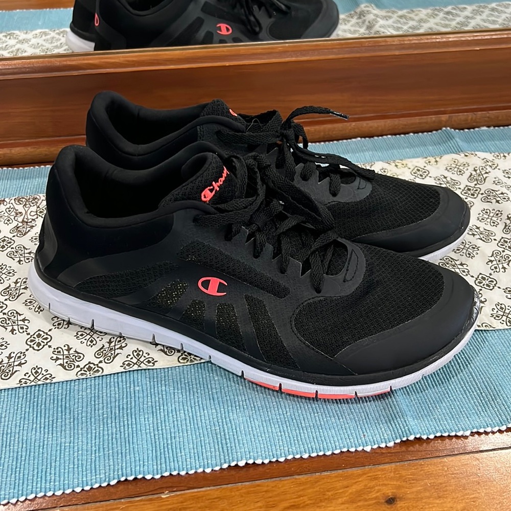 Black Champion Memory Foam Shoes Size 13